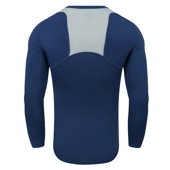 Umbro Mens Elite V Neck Base Layer Top (Navy) - Image 2