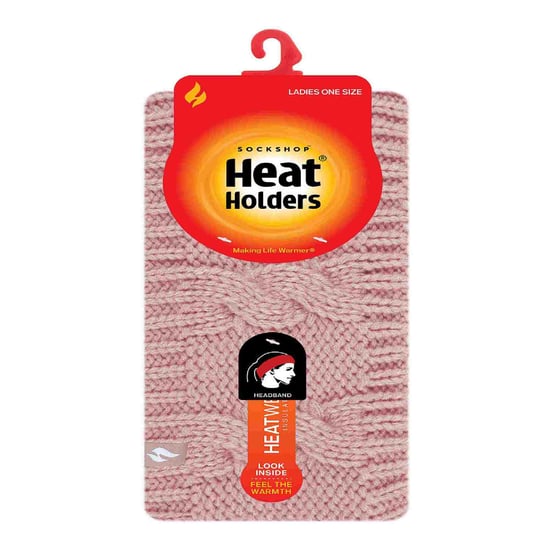 Diadema Térmica de Invierno para Mujeres con Forro de Fleece y Tejido en Cable - Image 2