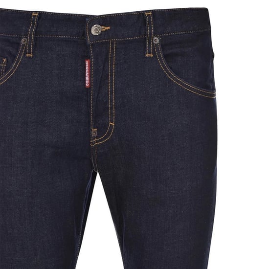 Dsquared2 Skater Jean Italian Address Logo Vaqueros con lavado azul marino - Image 4