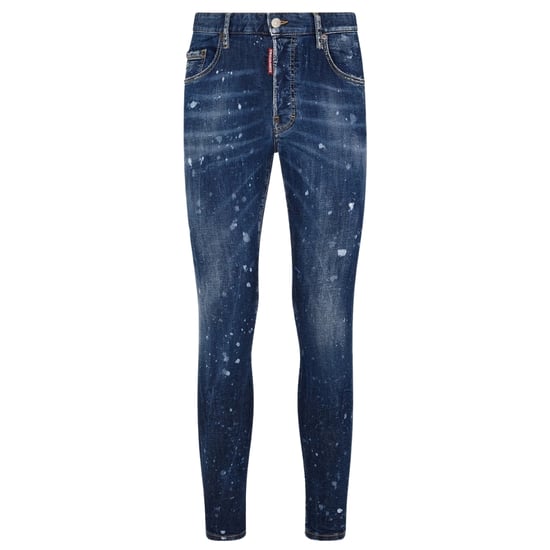 Vaqueros azules con diseño de salpicaduras Super Twinky Jean de Dsquared2 - Image 1