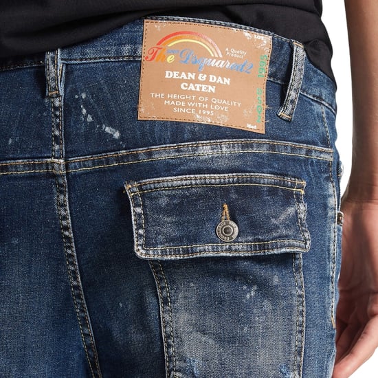 Vaqueros azules con diseño de salpicaduras Super Twinky Jean de Dsquared2 - Image 4