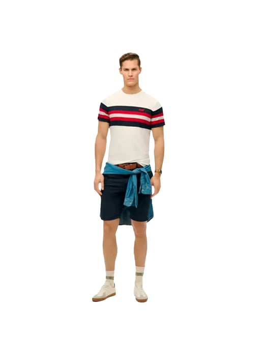 Camiseta de rayas esencial de Superdry para hombre - Image 2