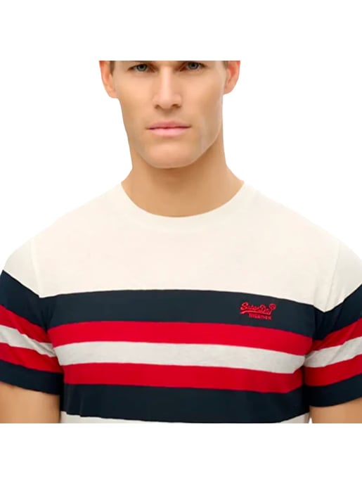 Camiseta de rayas esencial de Superdry para hombre - Image 3