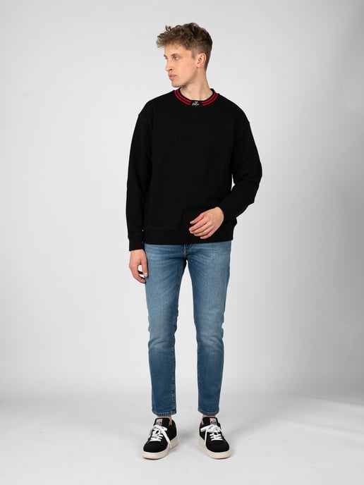 Diesel Sudadera S-Kraks del hombre negro - Image 2