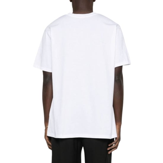 Camiseta blanca con el logotipo de la marca Balmain Paris Bold - Image 3
