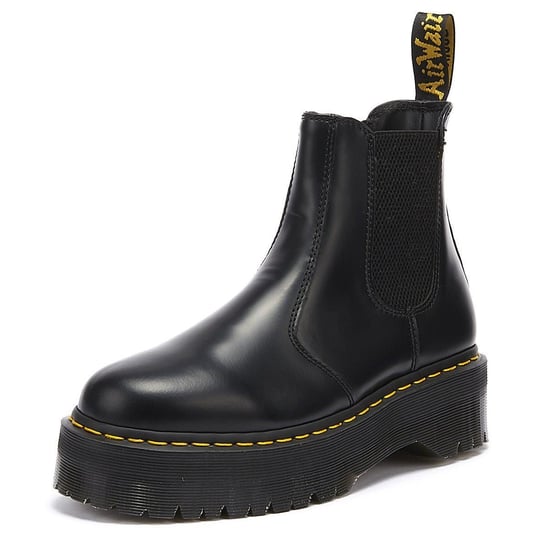 Botas Negras Pulidas Cuadradas para Mujer Dr. Martens 2976 - Image 2