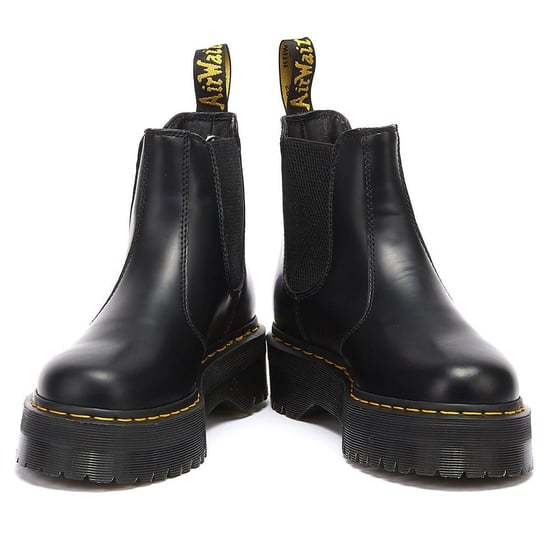Botas Negras Pulidas Cuadradas para Mujer Dr. Martens 2976 - Image 4