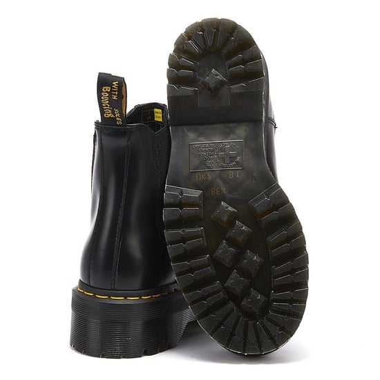 Botas Negras Pulidas Cuadradas para Mujer Dr. Martens 2976 - Image 5