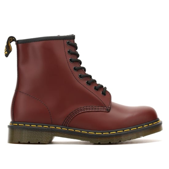 Botas de cuero rojo cereza lisas para mujer Dr. Martens 1460 - Image 5