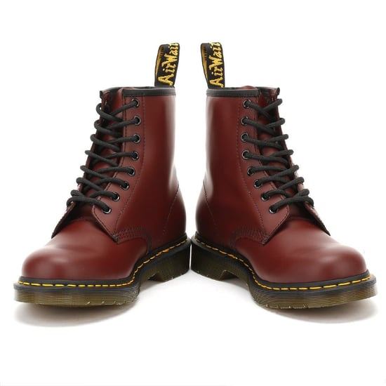 Botas de cuero rojo cereza lisas para mujer Dr. Martens 1460 - Image 6