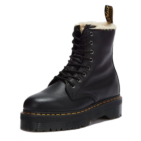 Botas para Mujeres Dr. Martens Jadon Pisa con Forro de Piel - (Negro) - Image 3