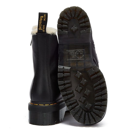 Botas para Mujeres Dr. Martens Jadon Pisa con Forro de Piel - (Negro) - Image 4