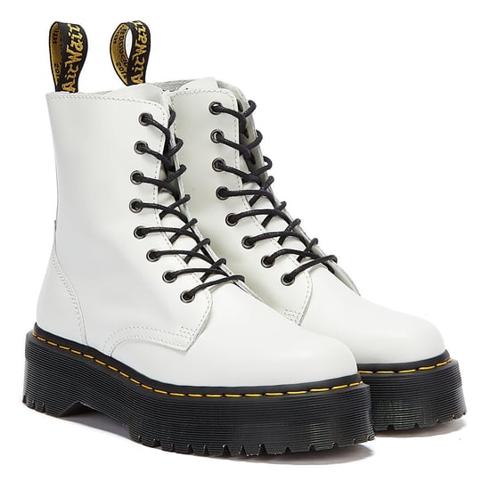 Botas de plataforma blancas Jadon para mujer de Dr. Martens - Image 1