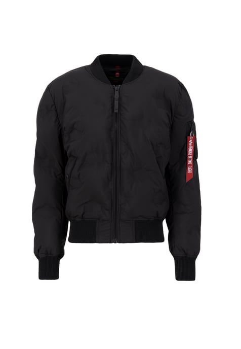 MA-1 Embroidery Logo Puffer Bomber Jacket - Image 1