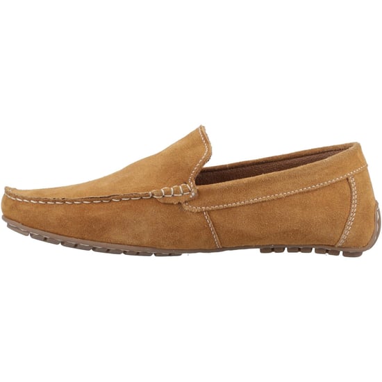 Hush Puppies Ralph Suede Leather Men's Tan Loafers - Image 4