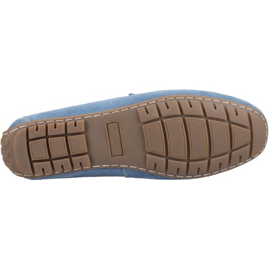 Hush Puppies Ralph Suede Leather Men's Blue Loafers - Image 3