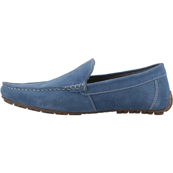 Hush Puppies Ralph Suede Leather Men's Blue Loafers - Image 4