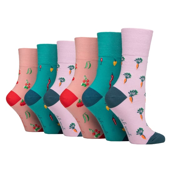 6 Pares de Calcetines Diabéticos de Dama Suaves sin Elasticidad - Image 1