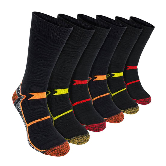 Calcetines de trabajo térmicos para hombres, ricos en algodón - Image 1
