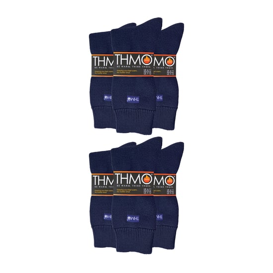 Calcetines térmicos de interior para hombres de 6 pares con agarres - Image 2