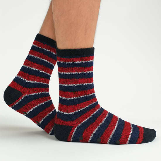 Paquete de 4 calcetines de cama para hombres, suaves y acogedores, con agarre - Image 4