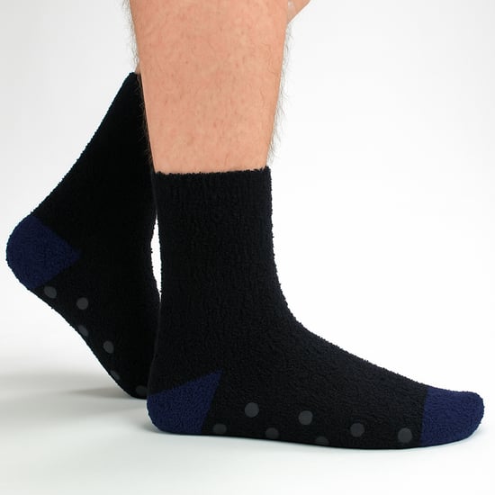 Paquete de 4 calcetines de cama para hombres, suaves y acogedores, con agarre - Image 5
