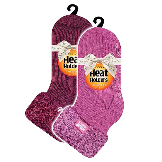 Paquete de 2 pares de calcetines suaves para mujeres con antideslizantes - Image 2