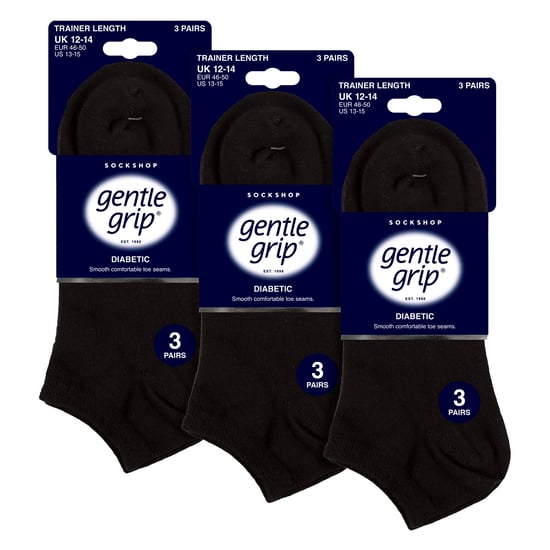 Paquete de 9 calcetines para hombres diabéticos, calcetines de tobillo ancho para pies hinchados - Image 2