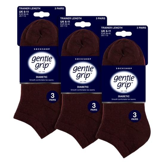 Paquete de 9 calcetines para hombres diabéticos, calcetines de tobillo anchos para pies hinchados - Image 2