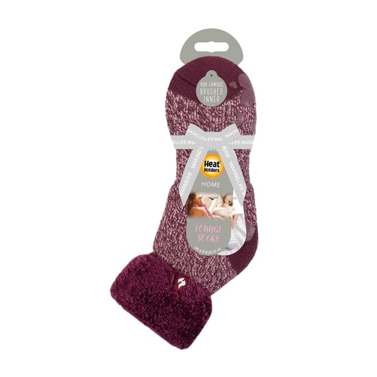 Calcetines térmicos de mujer con puños acanalados para estar en casa - Image 2