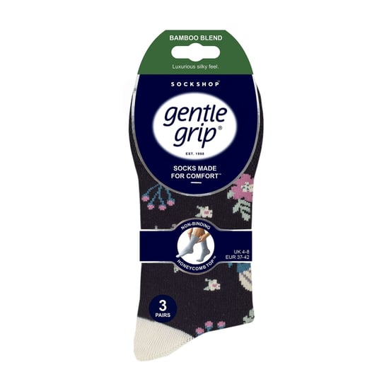 Paquete de 6 Calcetines de Bambú para Dama Sin Elastano y de Corte Holgado - Image 2