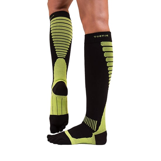 Calcetines de compresión hasta la rodilla - Unisex, paquete de 1 calcetines deportivos con dedos - Image 2