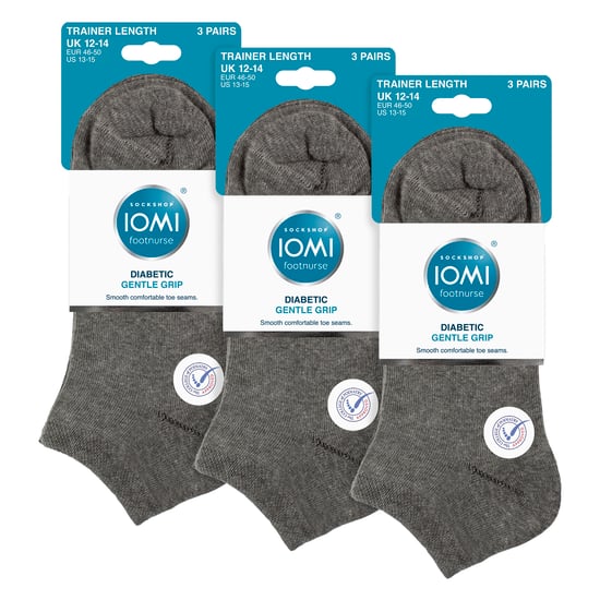 Paquete de 9 calcetines para hombres diabéticos | Calcetines de tobillo extra anchos sin elasticidad - Image 2
