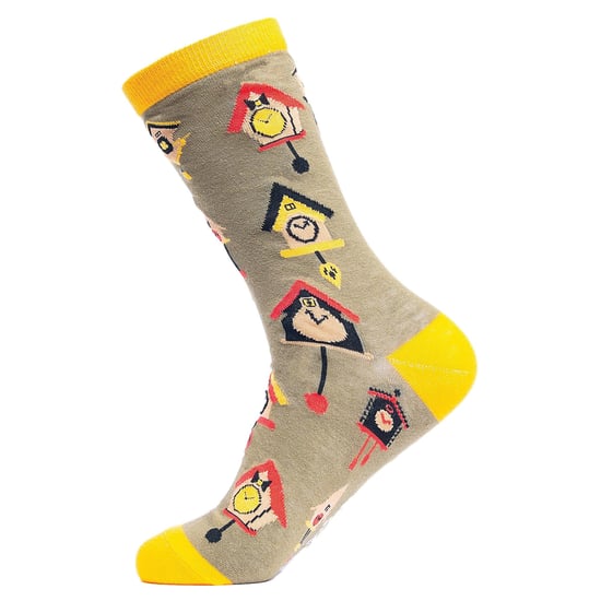 Calcetines de algodón novedosos con patrón de aves para adultos - Image 2