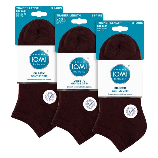 Paquete de 9 calcetines para hombres diabéticos | Calcetines de tobillo extra anchos sin elastano - Image 2