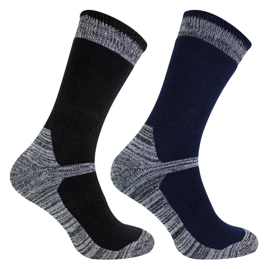 Paquete de 4 calcetines de trabajo industriales de algodón reforzados para hombre - Image 3