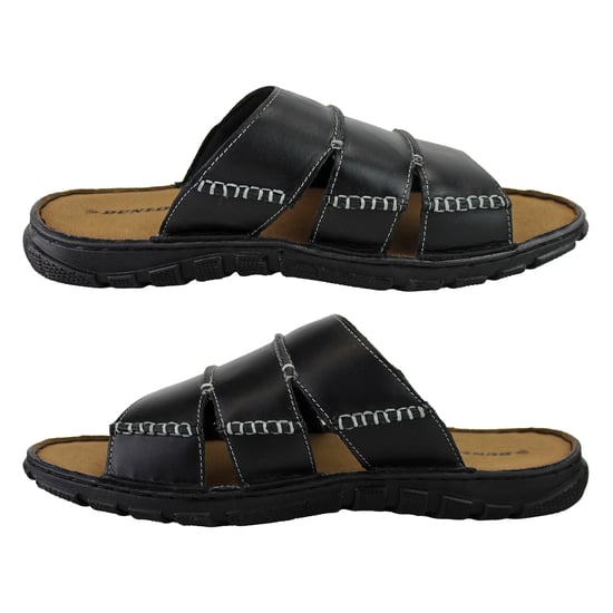 Zapatillas de cuero deslizables para hombres, verano en la playa - Image 3