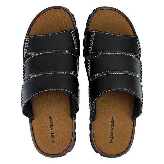 Zapatillas de cuero deslizables para hombres, verano en la playa - Image 4