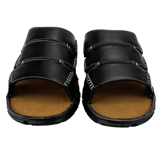 Zapatillas de cuero deslizables para hombres, verano en la playa - Image 5