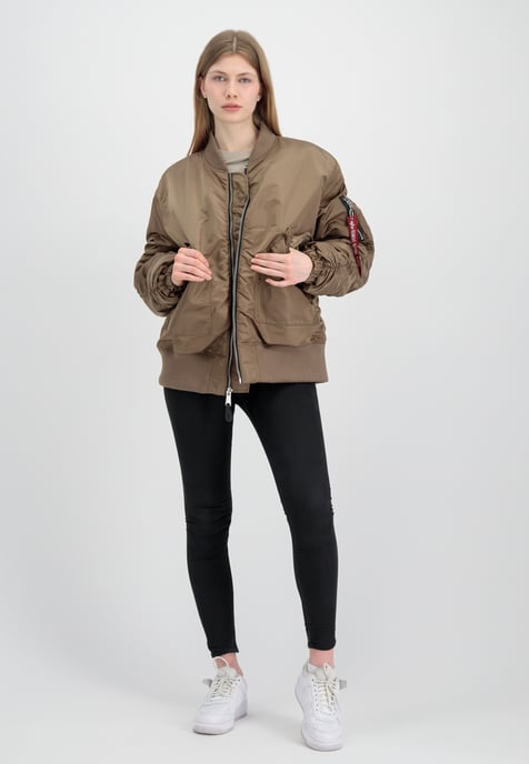 CWU MA-1 No Cords Bomber Jacket Women - Image 3