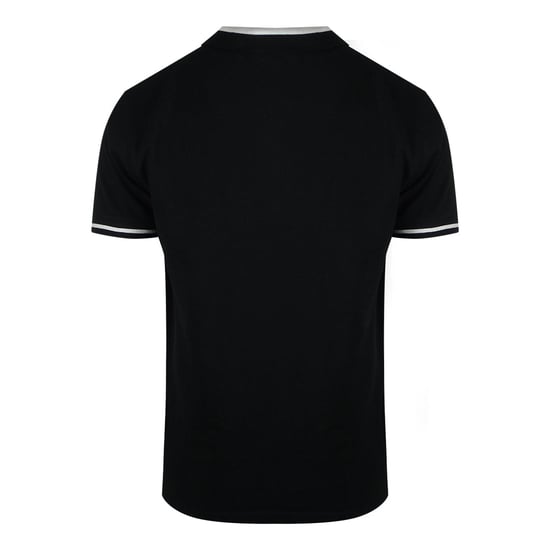 Camiseta Negra Con Logo En Capas De Cavalli Class - Image 2