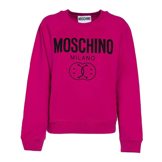Moschino Milano Jersey Fuxia Doble Smiley - Image 1