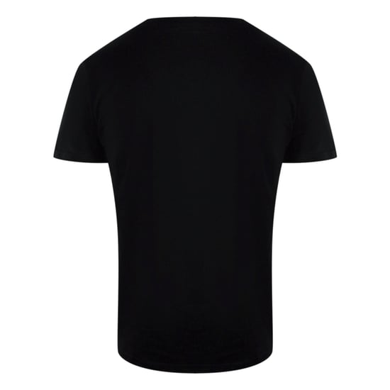 Camiseta Negra Con El Logotipo Universitario De Cavalli Class - Image 2