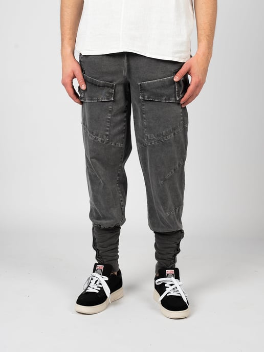 La Haine Inside Us Pantalones del hombre Gris - Image 3