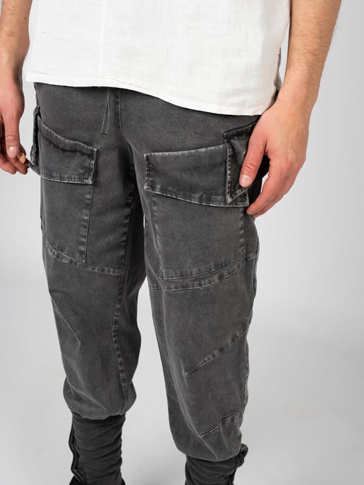 La Haine Inside Us Pantalones del hombre Gris - Image 4