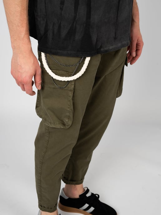 Xagon Man Pantalones del hombre verde - Image 4