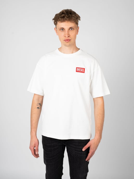 Diesel T-shirt T-Nlabel del hombre Blanco - Image 3