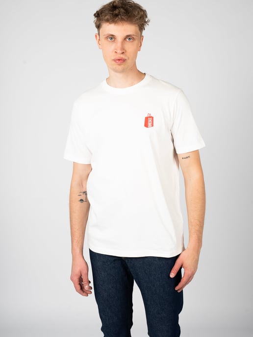 Diesel T-shirt T-Just del hombre Blanco - Image 3