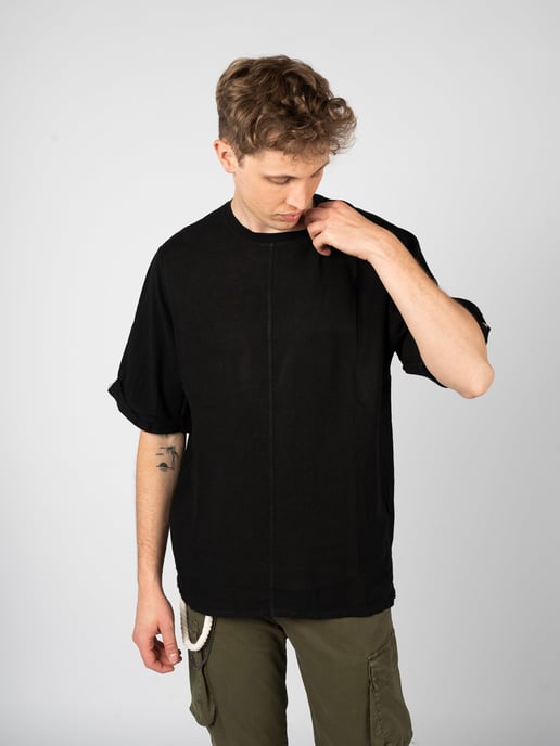 Xagon Man T-shirt del hombre negro - Image 3