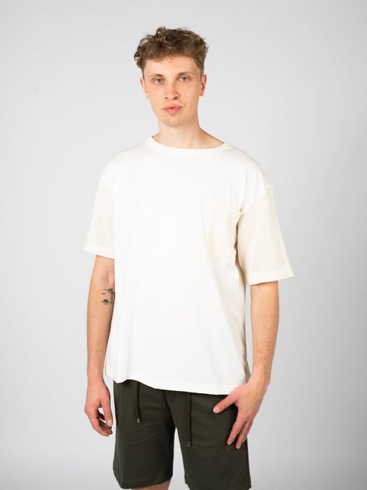 Xagon Man T-shirt del hombre beige - Image 3